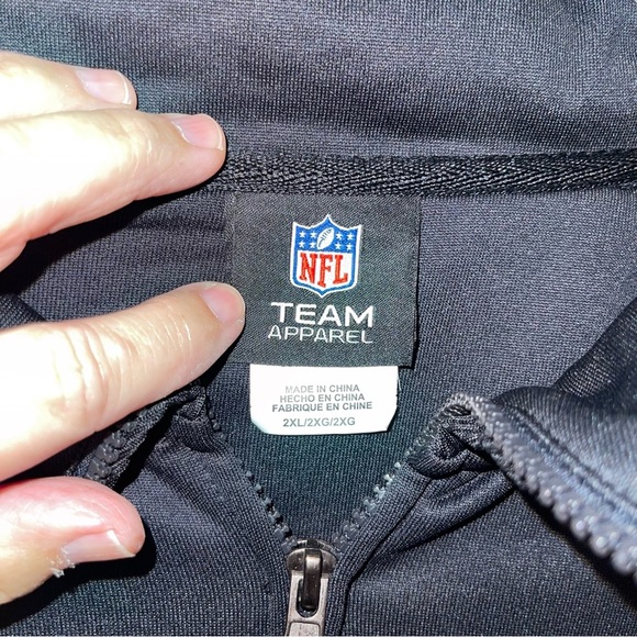 NFL New Orleans Saints Black & Gold Track Jacket Mens Size 2XL - Picture 5 of 7